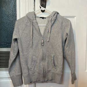 Women’s grey zip up jacket